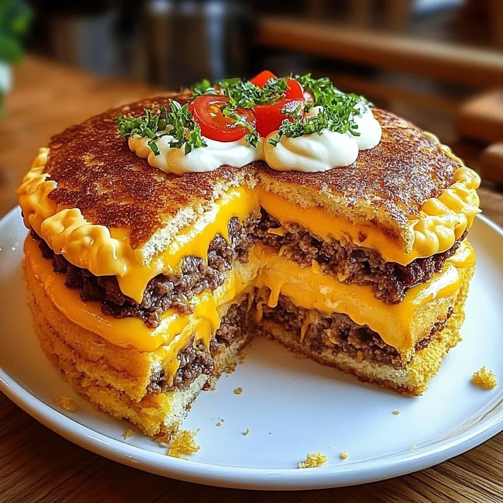 Cheeseburger-Torte