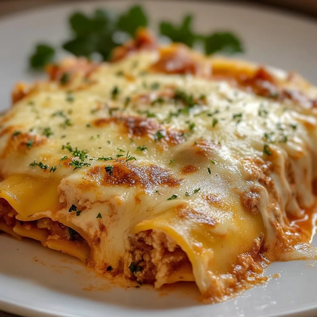 Herzhafte Cannelloni mit Rindfleisch und Käse