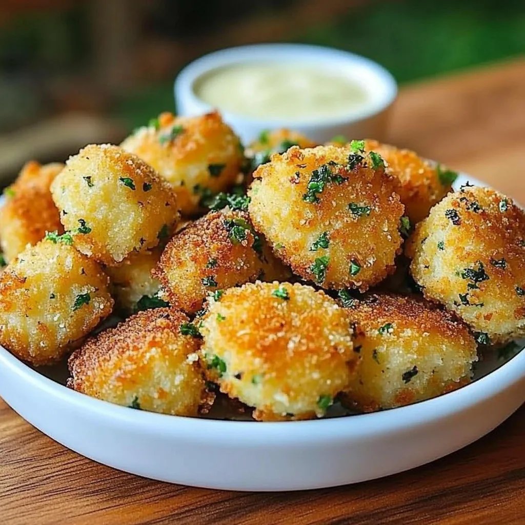 Knusprige Brokkoli-Käse-Nuggets