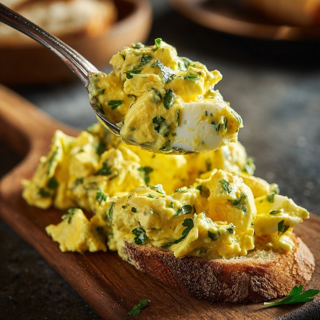 Schnell & Einfach 10-Minuten-Eiersalat mit Joghurt