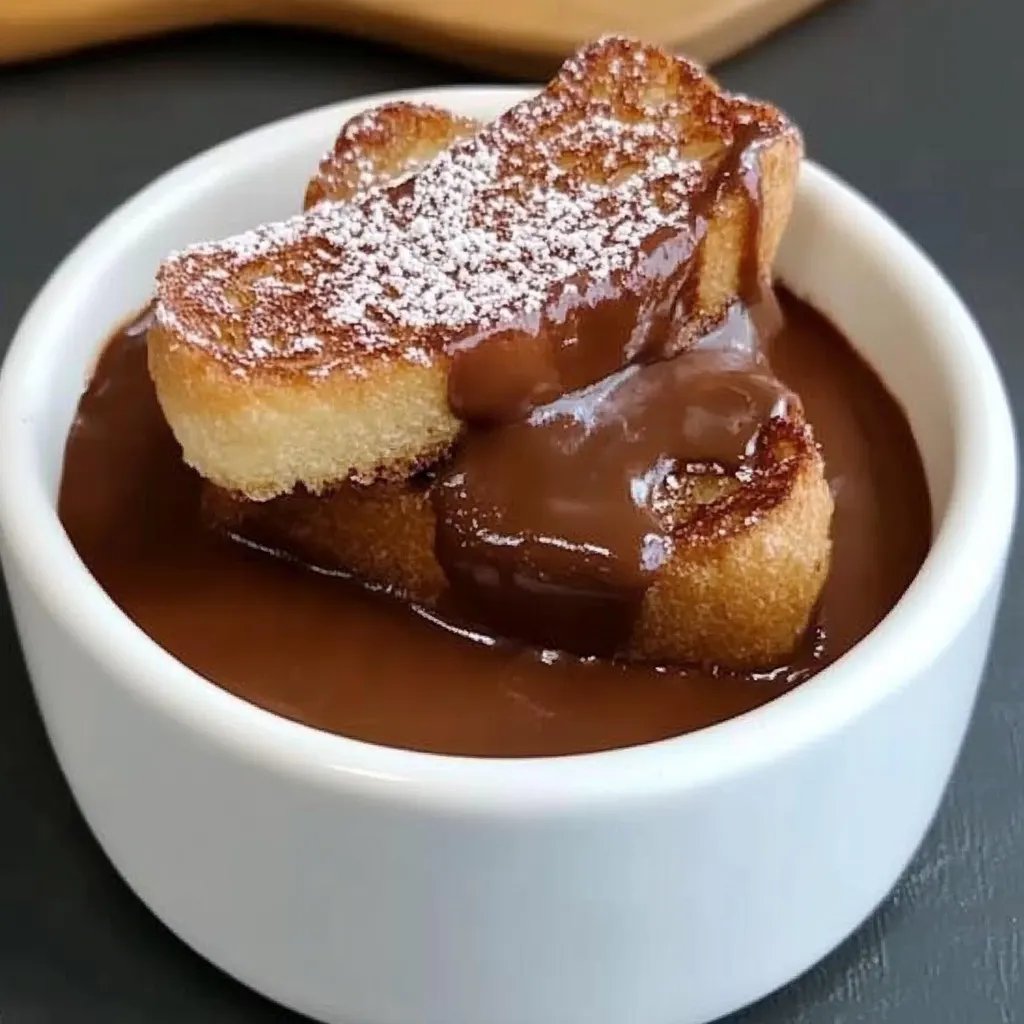Nutella gefüllter French Toast