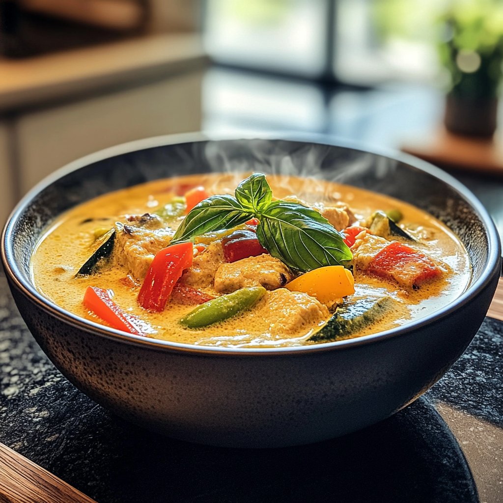 Vegetarisches Thai-Curry mit Gemüse