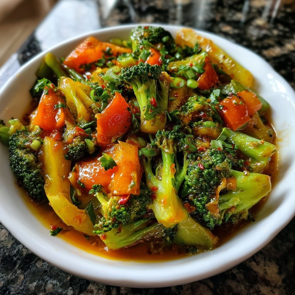 Brokkoli Pfanne Asiatisch