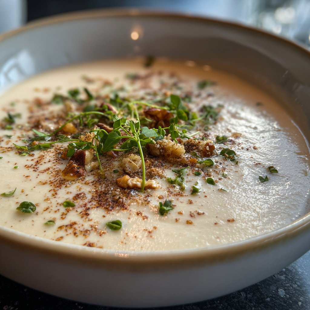 Blumenkohlsuppe mit Muskatnuss