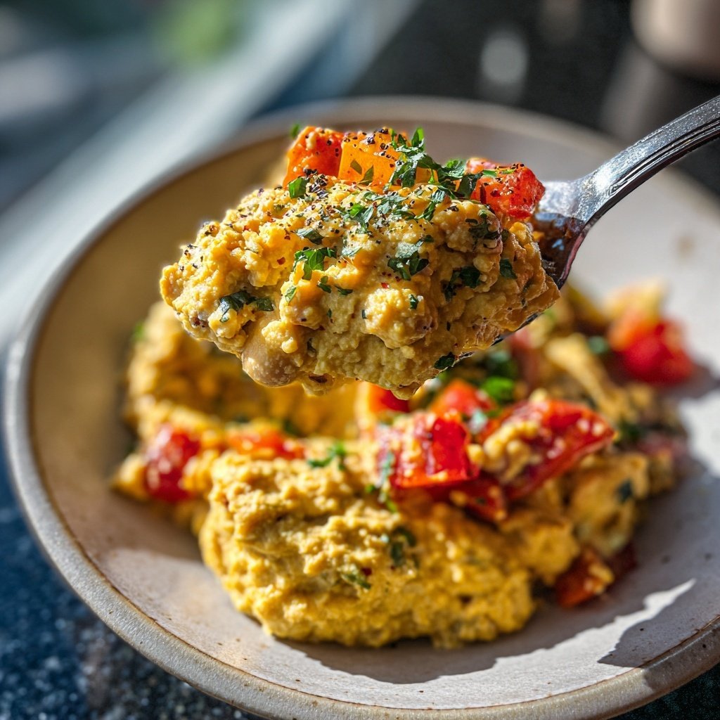 Mittagessen mit Kichererbsen