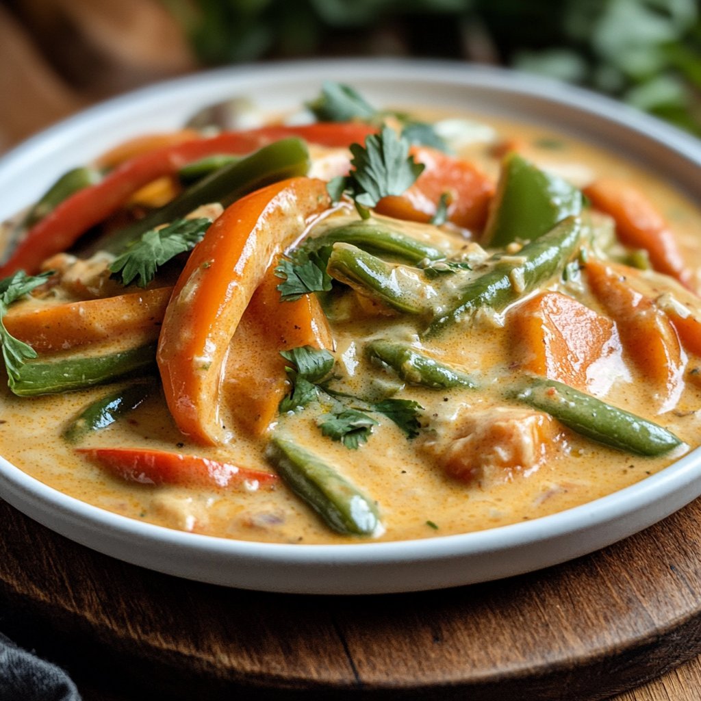 Vegetarisches Thai-Curry mit Gemüse