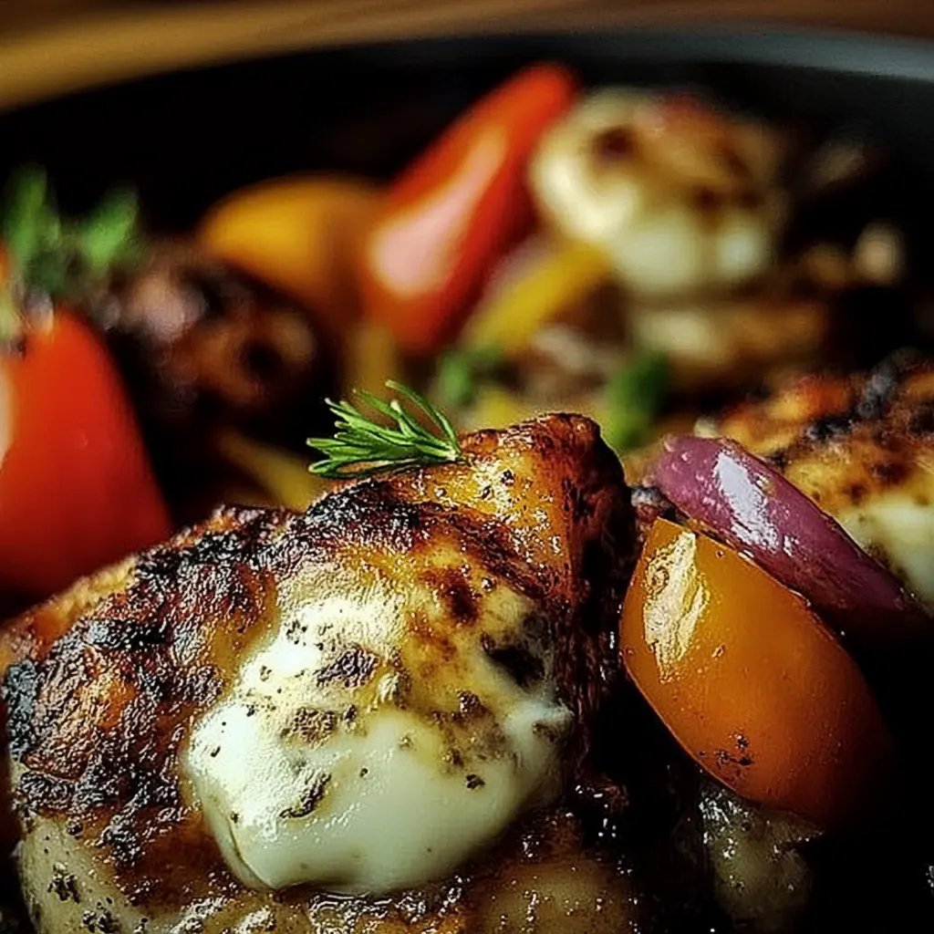 Hähnchen mit Ofengemüse