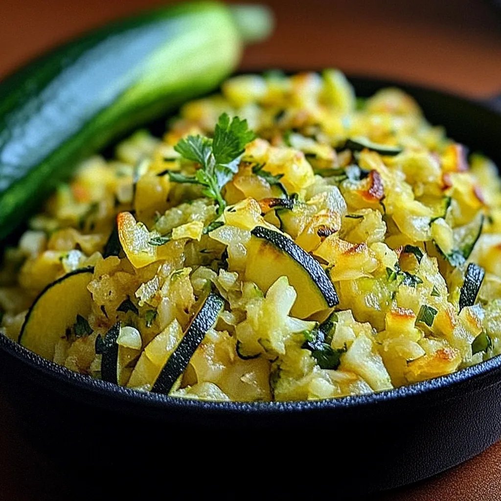 Zucchini-Reis-Pfanne