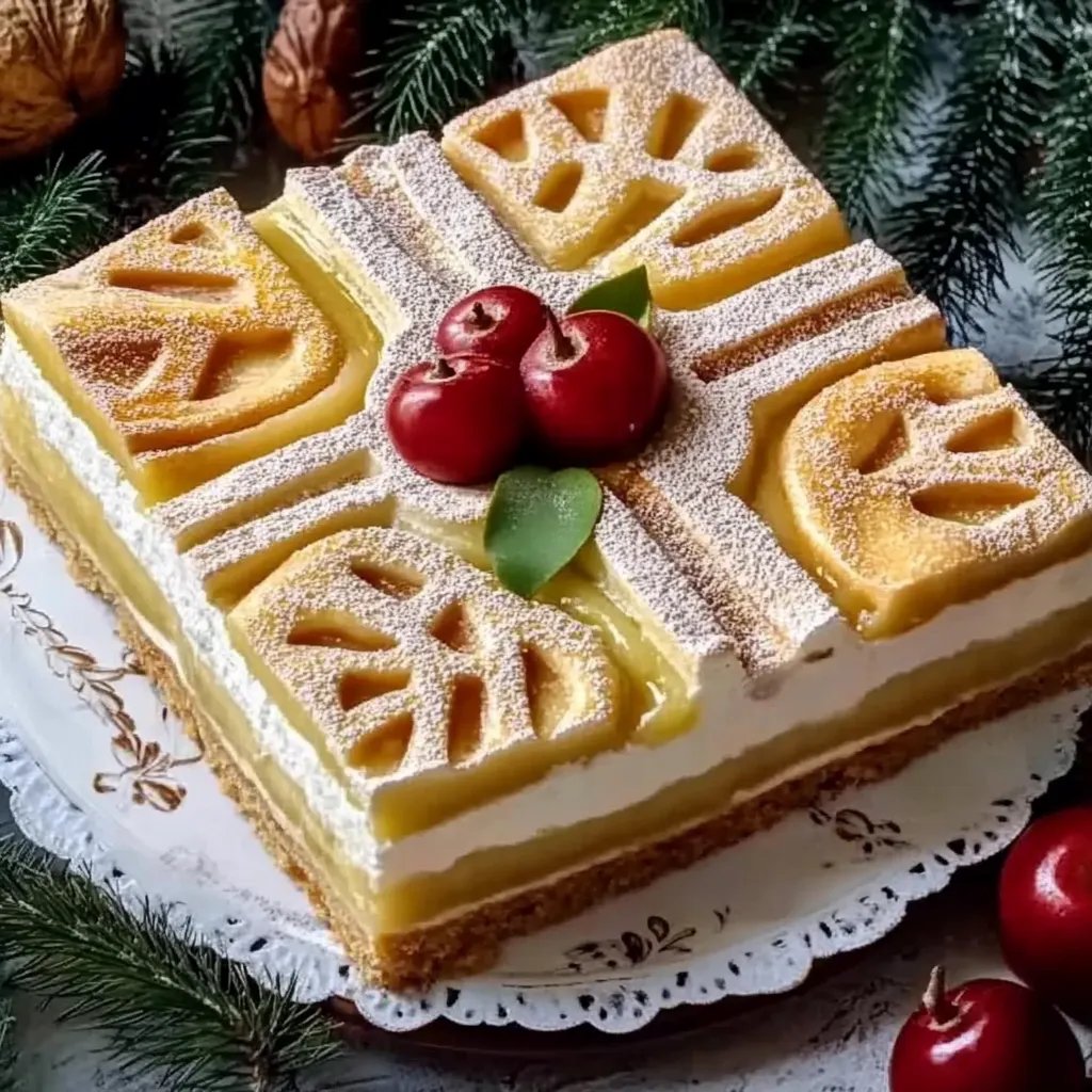 Spekulatius-Apfelkuchen vom Blech