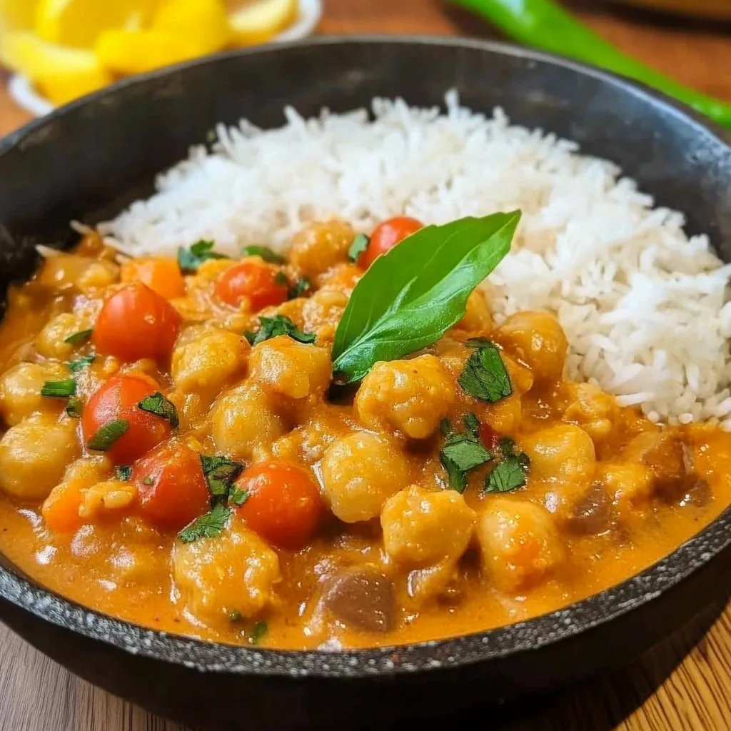 Schnelles Kichererbsencurry