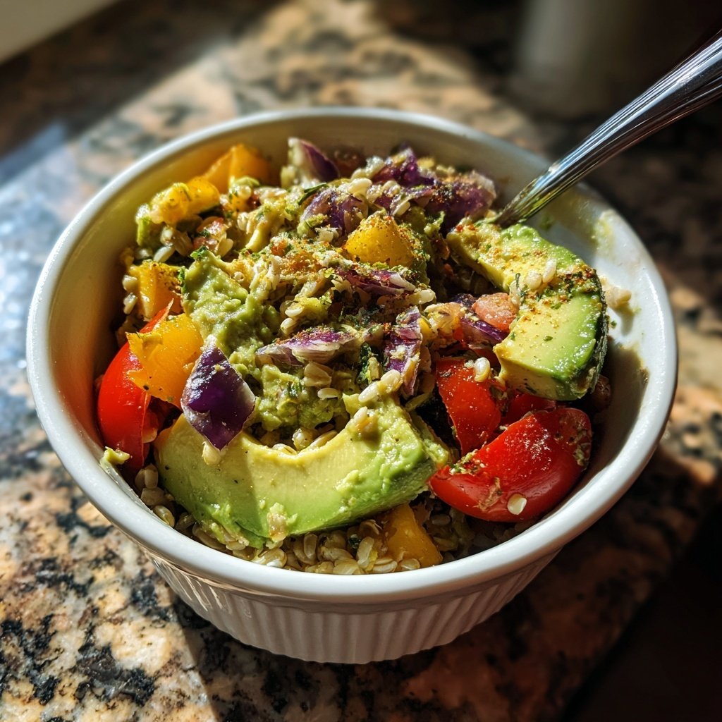 Buddha Bowl mit Avocado