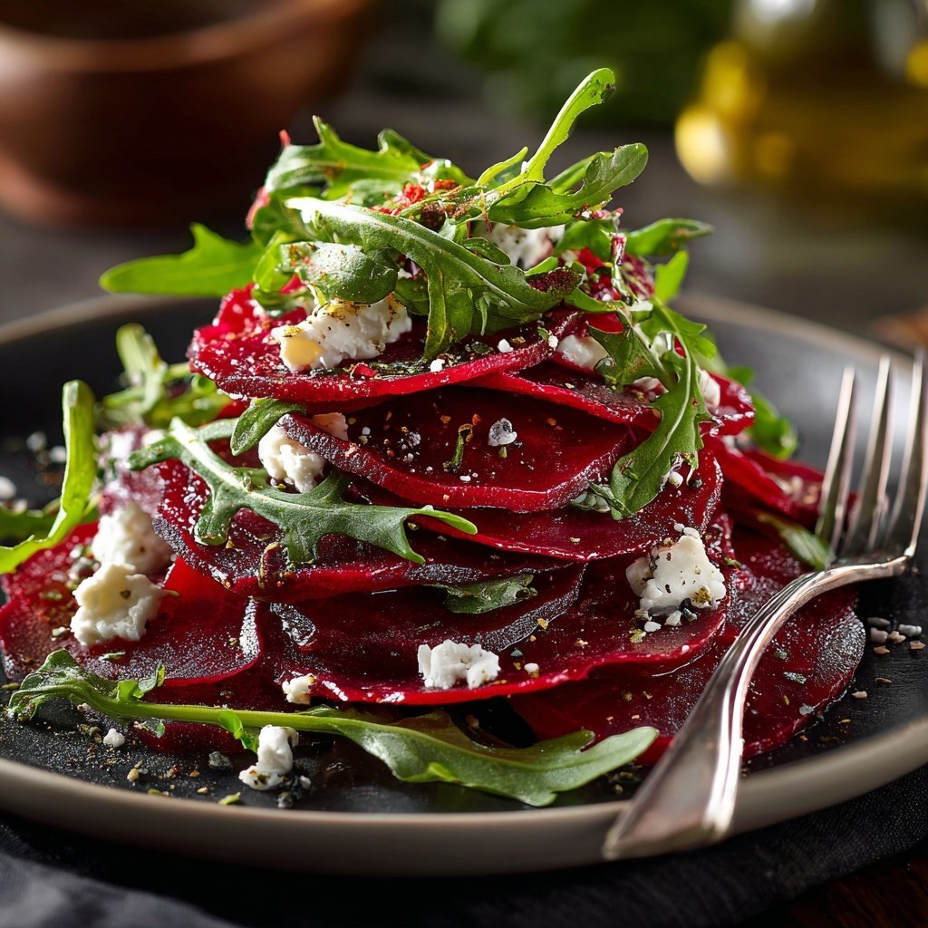 Carpaccio von Roter Bete