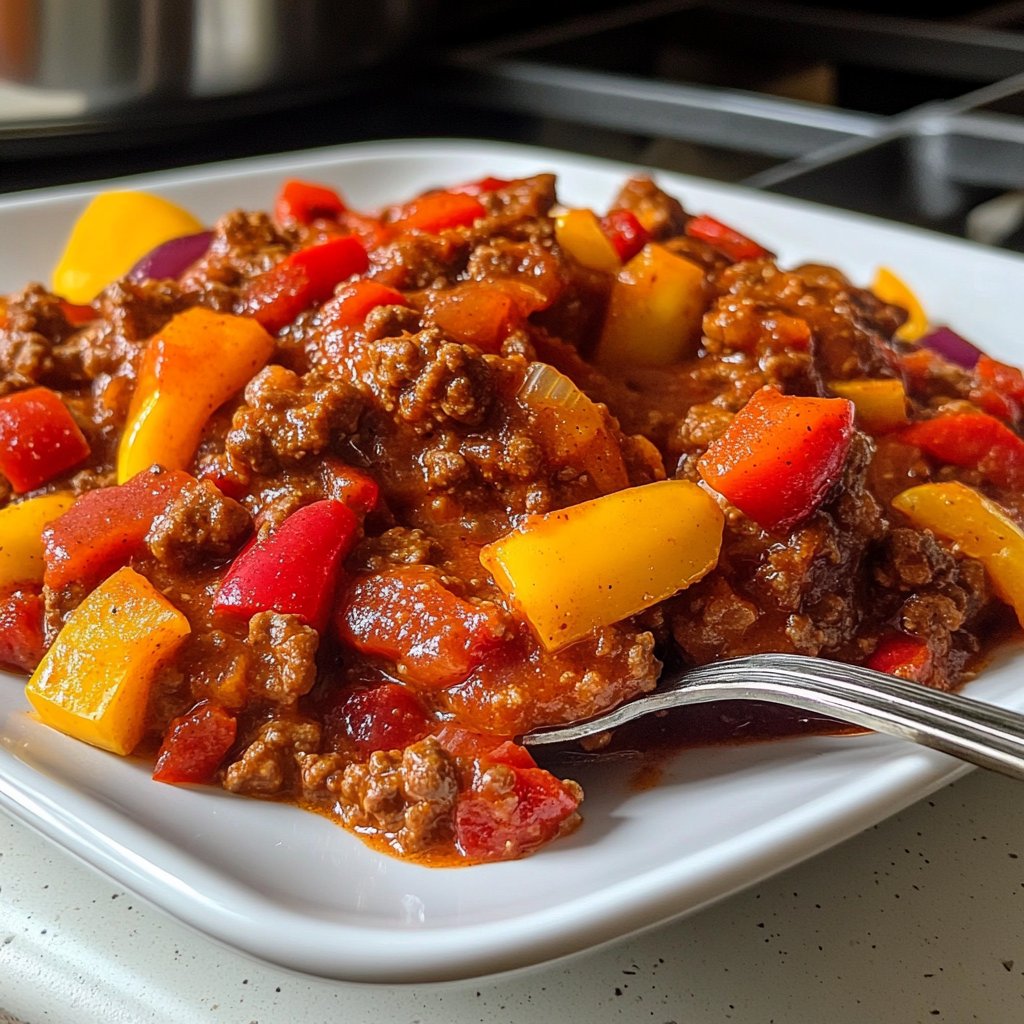 Chili sin Carne mit Paprika