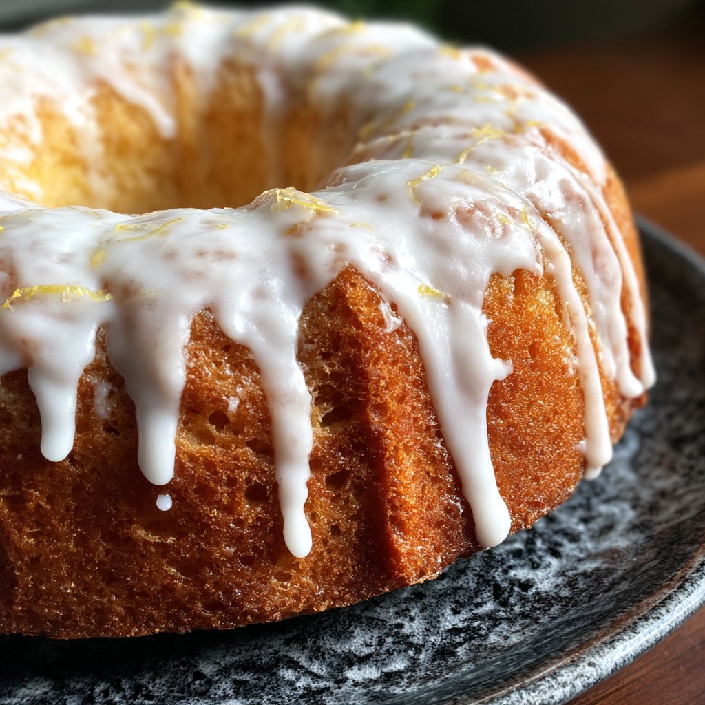 Zitronenkuchen mit Joghurt