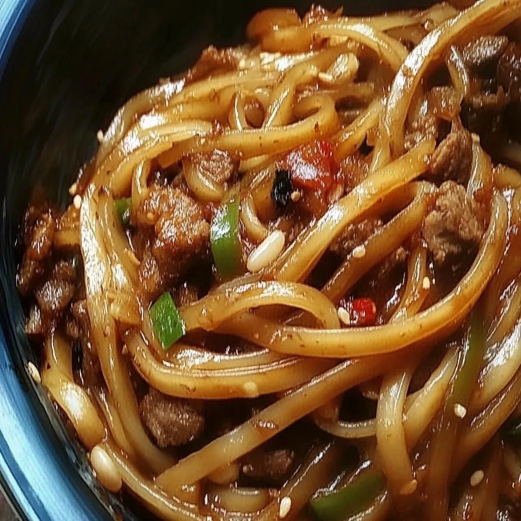 Mongolische Hacknudeln