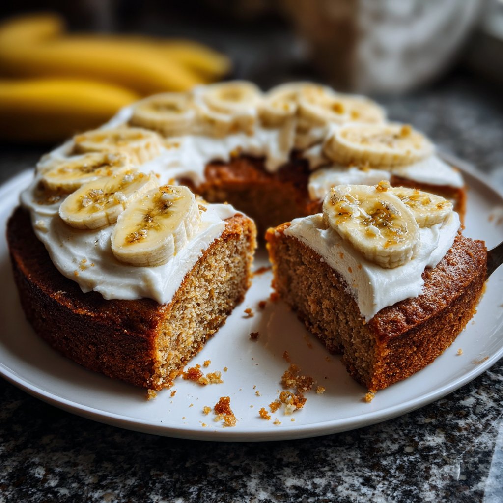 Bananenkuchen mit Joghurt