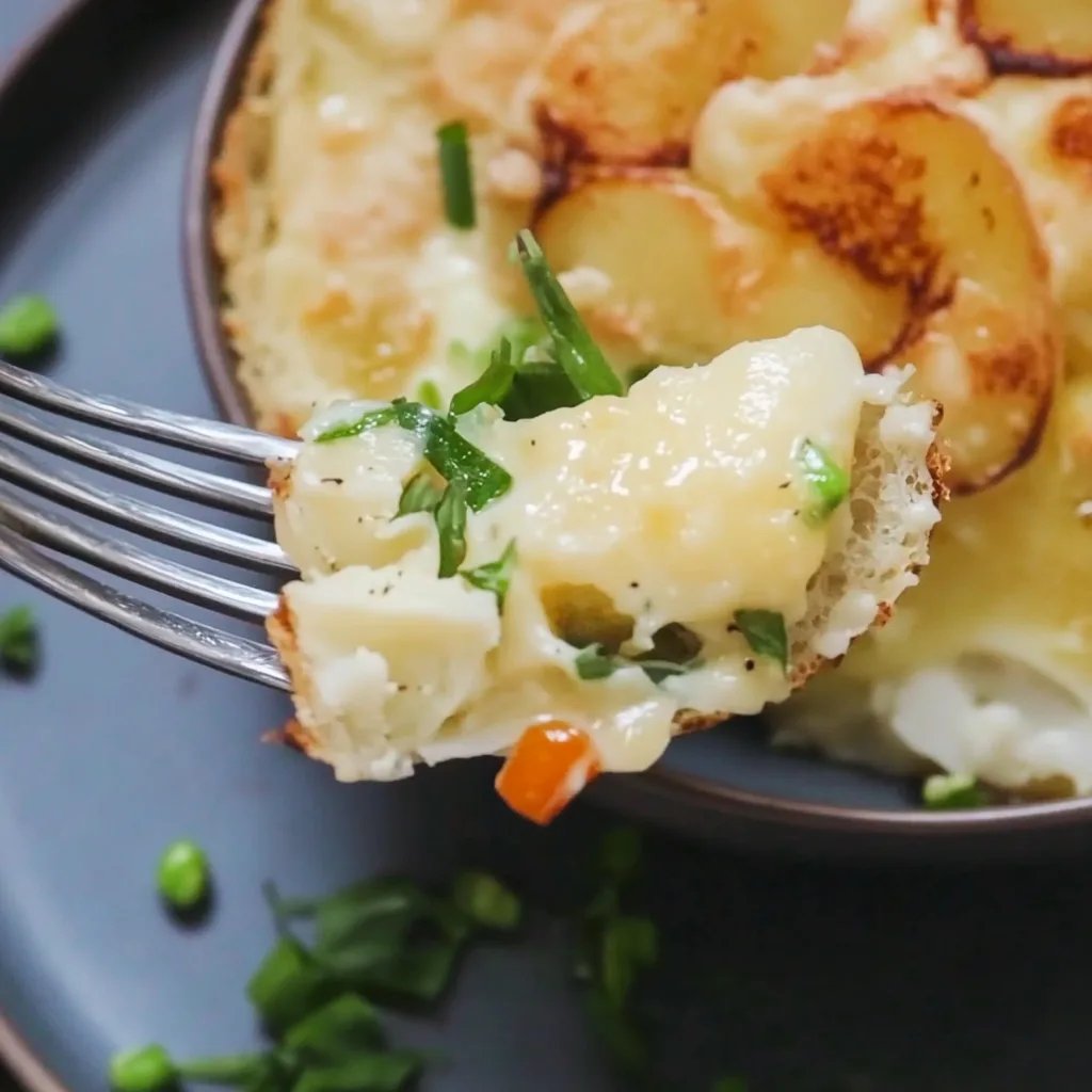 Blumenkohl-Auflauf mit Wurst & Käse